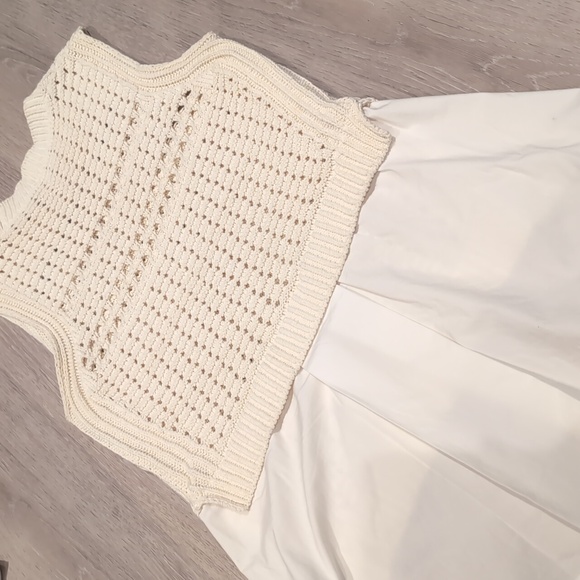 Veronica Beard Sade Ivory Sleeveless Knit Tank - Picture 7 of 12